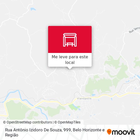 Rua Antônio Izidoro De Souza, 999 mapa