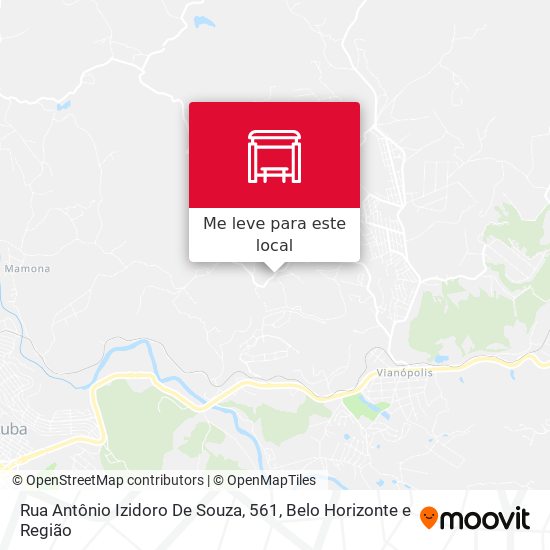 Rua Antônio Izidoro De Souza, 561 mapa