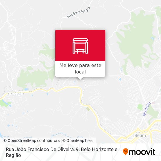 Rua João Francisco De Oliveira, 9 mapa