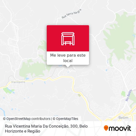 Rua Vicentina Maria Da Conceição, 300 mapa