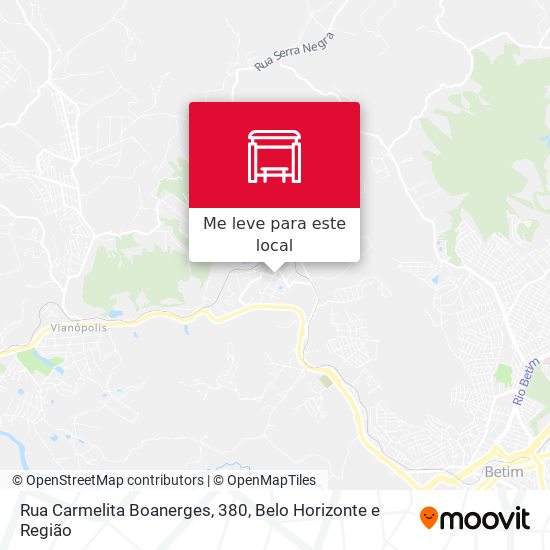 Rua Carmelita Boanerges, 380 mapa