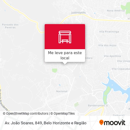 Av. João Soares, 849 mapa