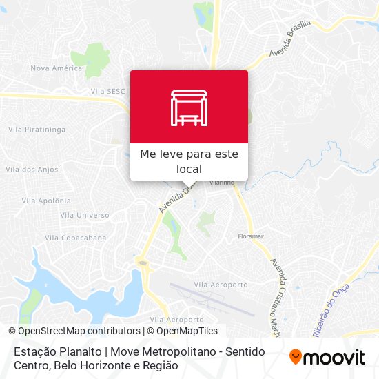 Estação Planalto | Move Metropolitano - Sentido Centro mapa