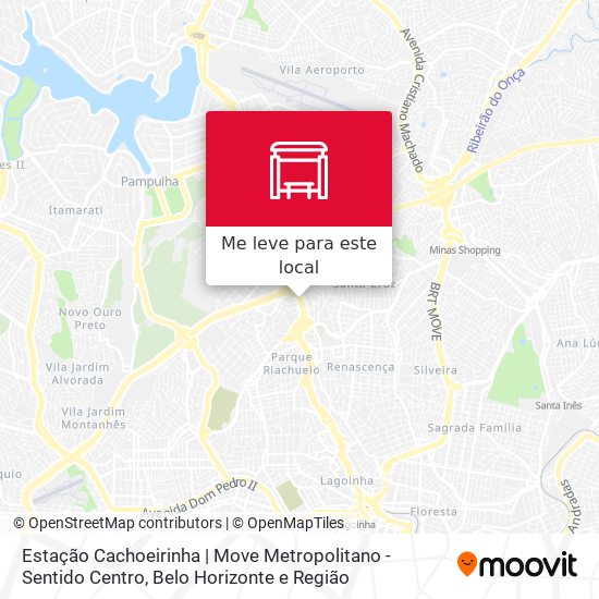 Estação Cachoeirinha | Move Metropolitano - Sentido Centro mapa