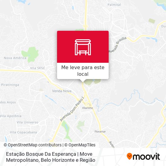 Estação Bosque Da Esperança | Move Metropolitano mapa