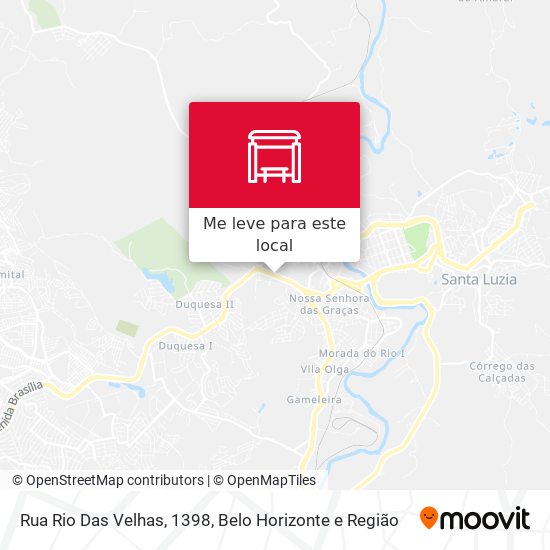 Rua Rio Das Velhas, 1398 mapa