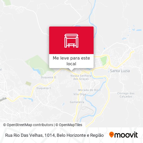 Rua Rio Das Velhas, 1014 mapa