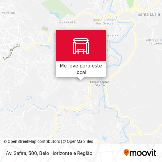 Av. Safira, 500 mapa