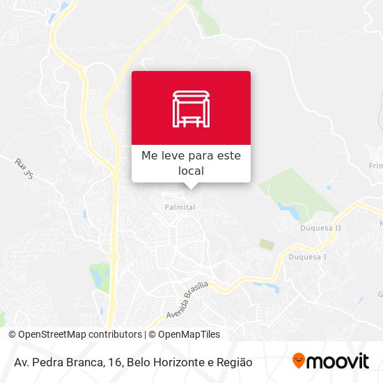 Av. Pedra Branca, 16 mapa