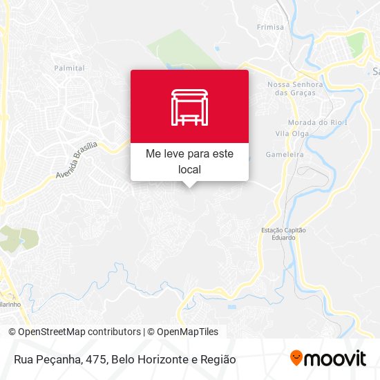 Rua Peçanha, 475 mapa