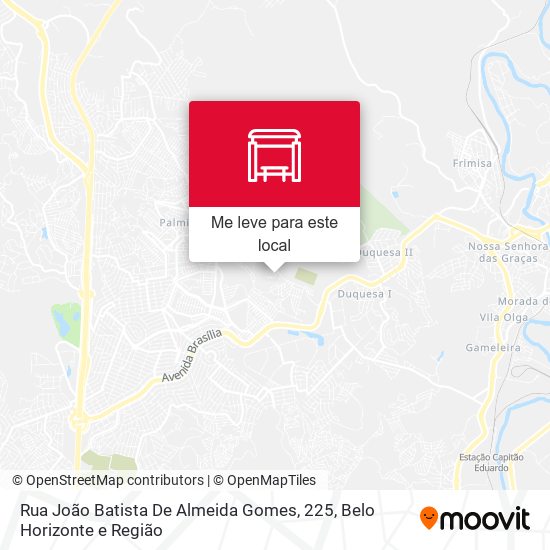 Rua João Batista De Almeida Gomes, 225 mapa