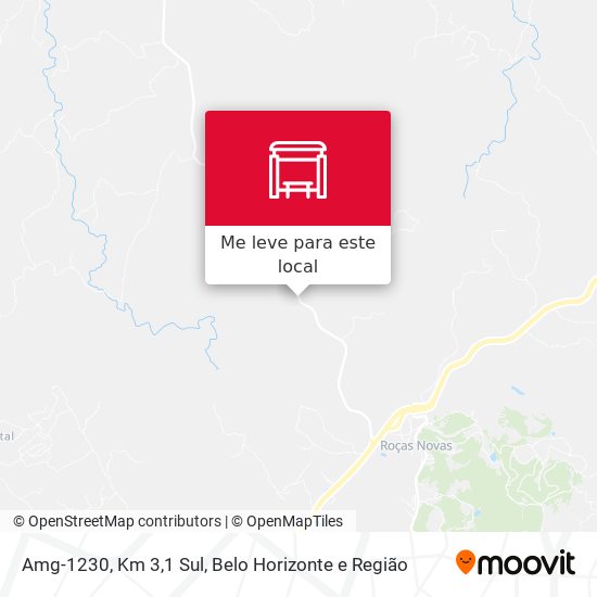 Amg-1230, Km 3,1 Sul mapa