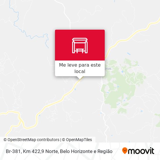 Br-381, Km 422,9 Norte mapa