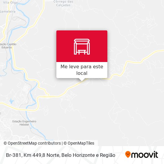 Br-381, Km 449,8 Norte mapa