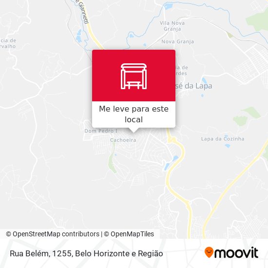 Rua Belém, 1255 mapa