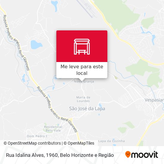 Rua Idalina Alves, 1960 mapa