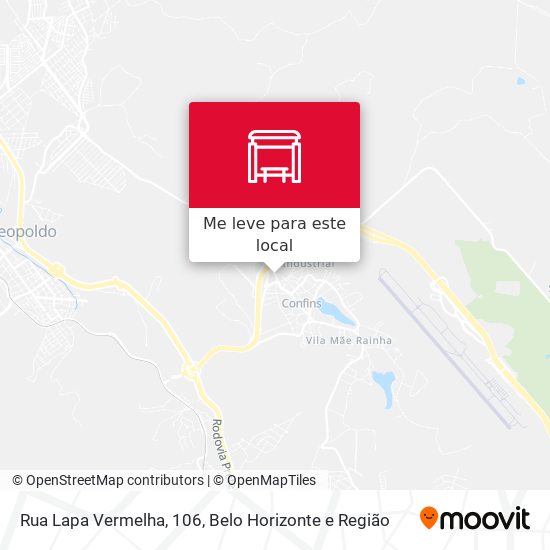 Rua Lapa Vermelha, 106 mapa