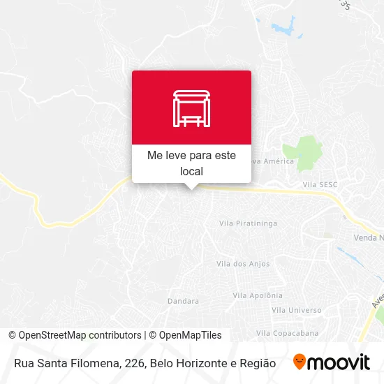Rua Santa Filomena, 226 mapa