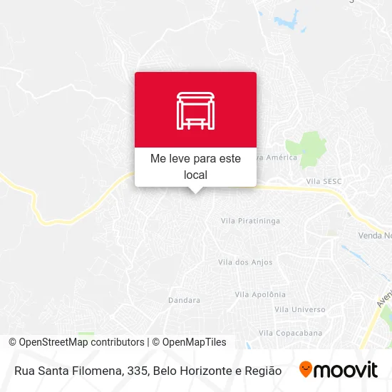 Rua Santa Filomena, 335 mapa