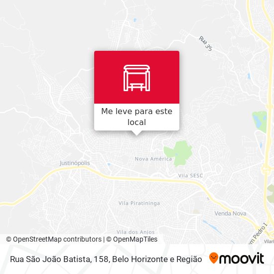 Rua São João Batista, 158 mapa