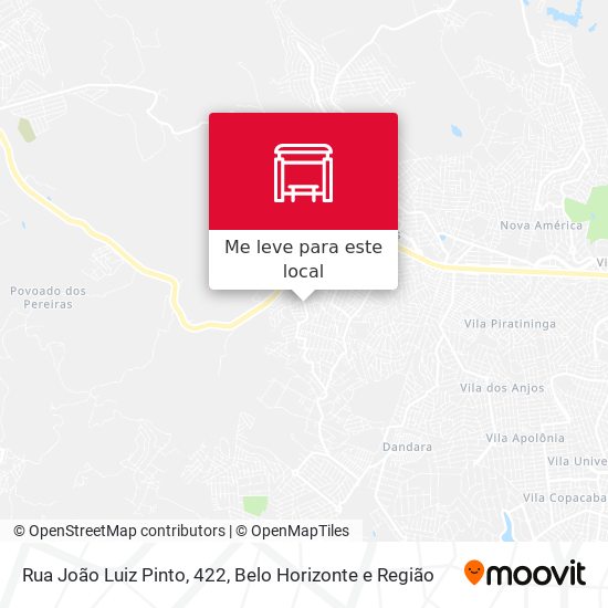 Rua João Luiz Pinto, 422 mapa