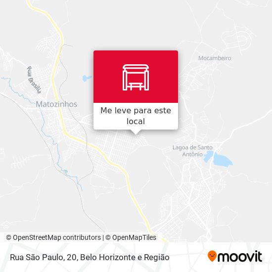Rua São Paulo, 20 mapa