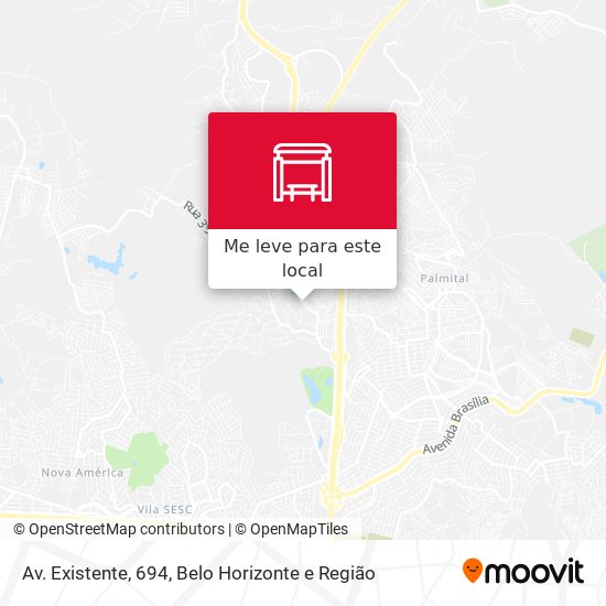 Av. Existente, 694 mapa