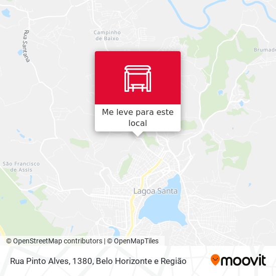 Rua Pinto Alves, 1380 mapa