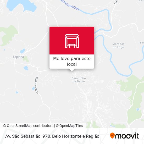 Av. São Sebastião, 970 mapa