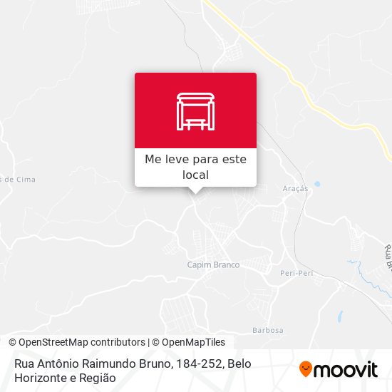 Rua Antônio Raimundo Bruno, 184-252 mapa