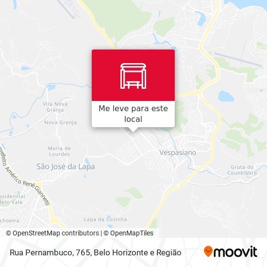 Rua Pernambuco, 765 mapa