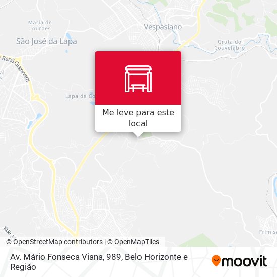 Av. Mário Fonseca Viana, 989 mapa