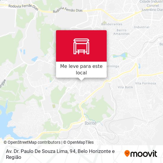 Av. Dr. Paulo De Souza Lima, 94 mapa