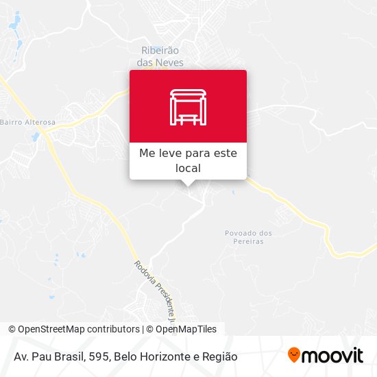 Av. Pau Brasil, 595 mapa