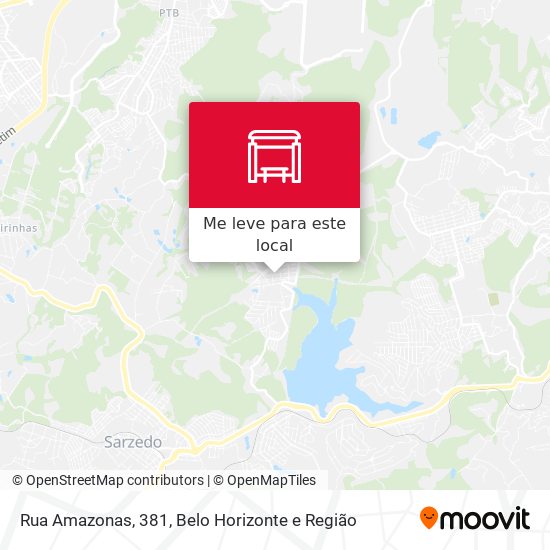 Rua Amazonas, 381 mapa