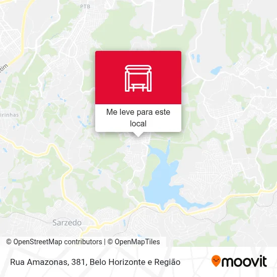 Rua Amazonas, 381 mapa
