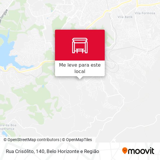 Rua Crisólito, 140 mapa