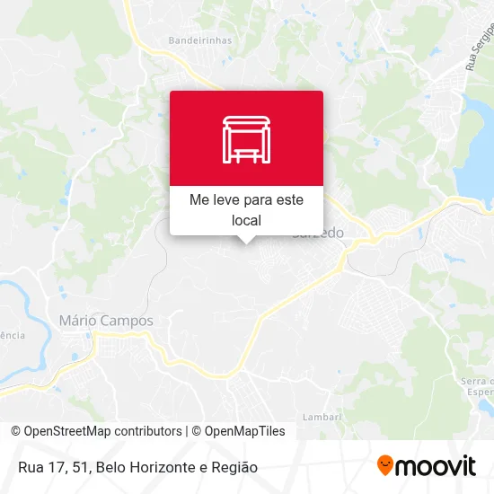 Rua 17, 51 mapa