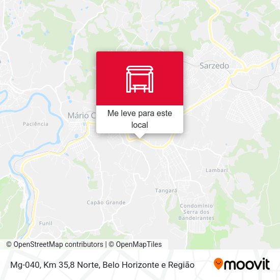 Mg-040, Km 35,8 Norte mapa