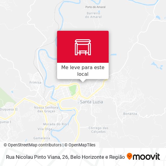 Rua Nicolau Pinto Viana, 26 mapa