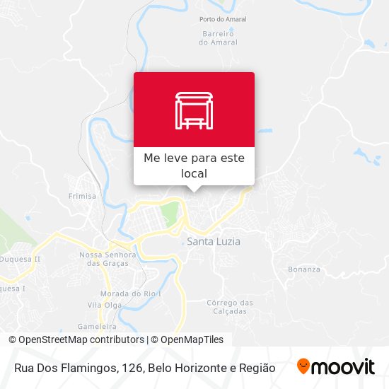 Rua Dos Flamingos, 126 mapa