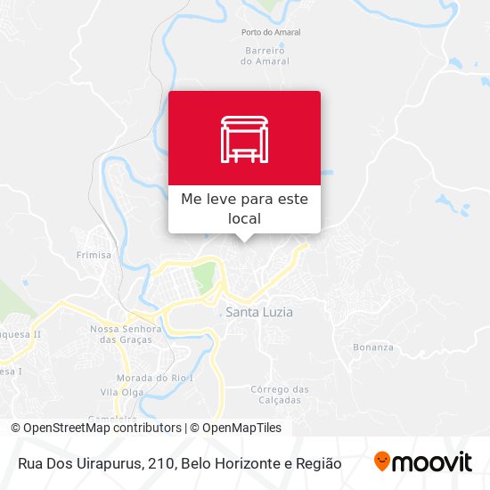 Rua Dos Uirapurus, 210 mapa