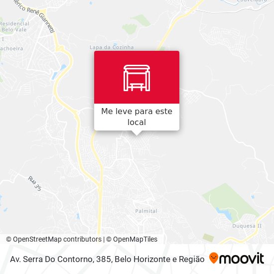Av. Serra Do Contorno, 385 mapa