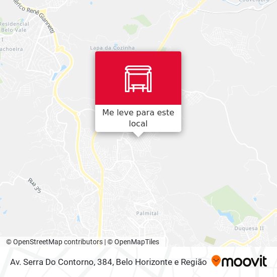 Av. Serra Do Contorno, 384 mapa