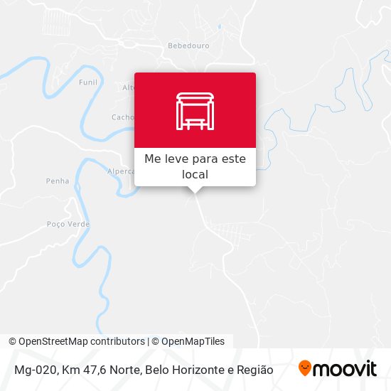 Mg-020, Km 47,6 Norte mapa