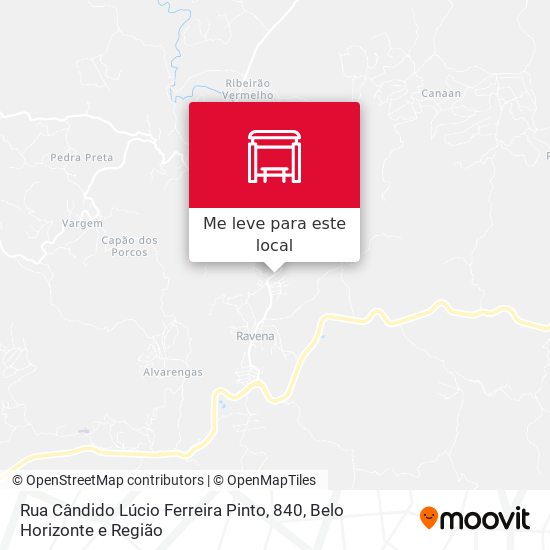Rua Cândido Lúcio Ferreira Pinto, 840 mapa