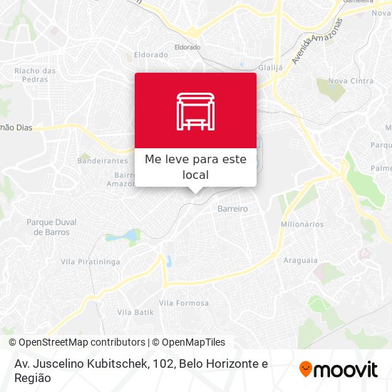 Av. Juscelino Kubitschek, 102 mapa