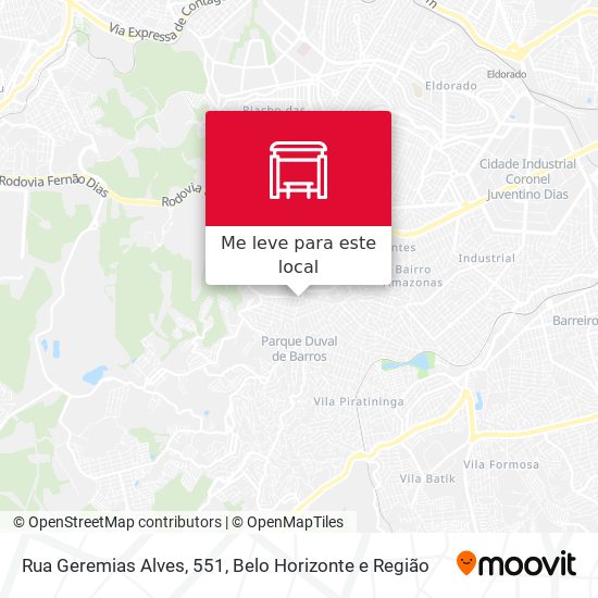 Rua Geremias Alves, 551 mapa