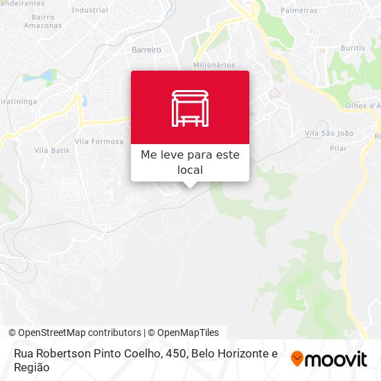 Rua Robertson Pinto Coelho, 450 mapa