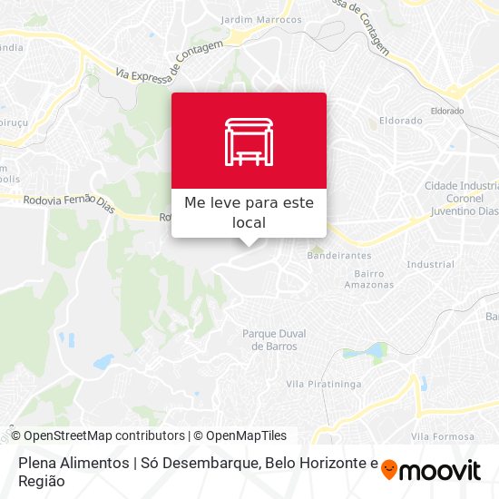 Plena Alimentos | Só Desembarque mapa